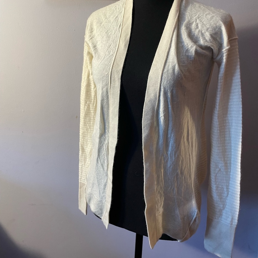 Brochu Walker 100% cashmere open cardigan size XS